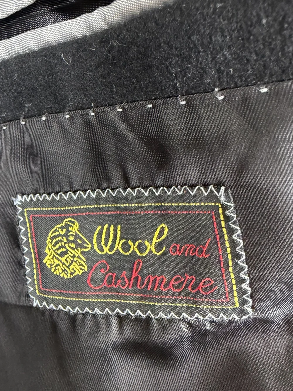 Giorgio Valentini Made in Italy Wool Cashmere Silk Black Blazer Size 44L
